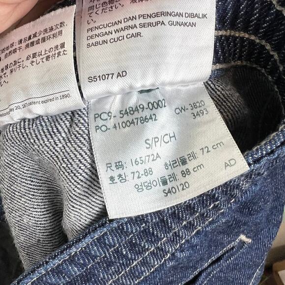 Levi's Premium Men's Cargo Denim Shorts in Beam Sea Rinse Red Tab Size Small - Picture 12 of 12